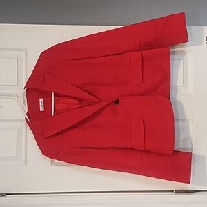 Calvin Klein Vibrant Red Blazer